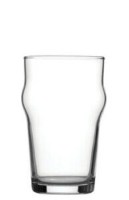 Nonic Beer Glass with Beer